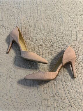 Jessica Simpson Blush Pink Pointed-Toe D'Orsay Heels
